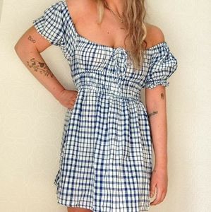 UO gingham dress
